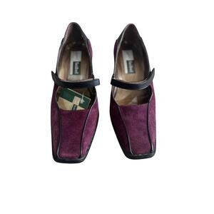 NWT Josef Seibel Chunky Heels — Dark Purple / EU 37 / Platform Vintage Vibes